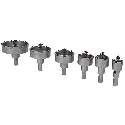 Juego de Brocas de Sierra de Agujero de Carburo Cementado 22mm a 65mm miniatura 6
