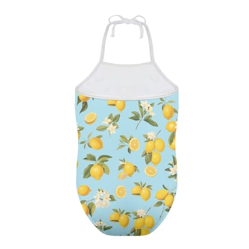 Image of Girls One Piece Swimsuit Summer Quick Dry Beach Sport Bathing Suit Halter Strap 1-10 Little Kids Toddler Swimwear