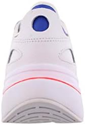 nike air zoom division sneakers in red white and blue