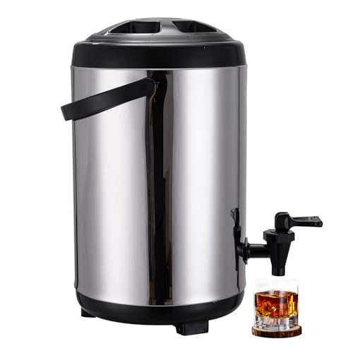 Hot Coffee Dispenser,Commercial Thermal Beverage Dispenser with Handle - 8L Thermal Coffee Carafe Hot Water Dispenser, Hot Liquid Warmer for Activities, Parties