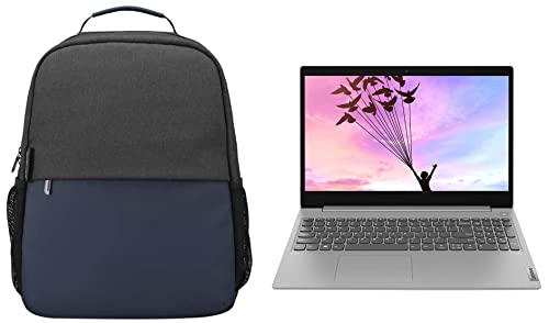 Image of Lenovo IdeaPad 3 10th Gen Intel Core i5 15.6 FHD Thin and Light Laptop (8GB /512GB SDD /Windows 11 /MS Office 2021 /2Yr Warranty /Platinum Grey /1.85Kg), 81WE01MAIN + 15.6 inch Backpack