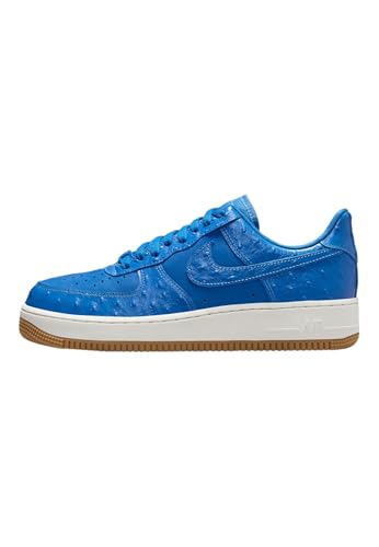 NIKE - Turnschuhe WMNS AIR Force 1 '07 LX NBHD aus Leder, blau (8.5)