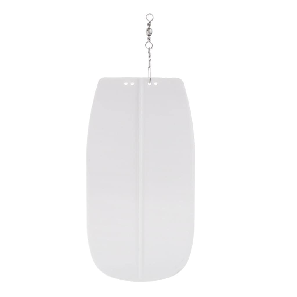 LOOM TREE® ABS Poly Adjustable Weight Sea Fishing Trolling Diving Board White | Fishing | Fishing Equipment | Downrigger Outrigger Gear-image-31
