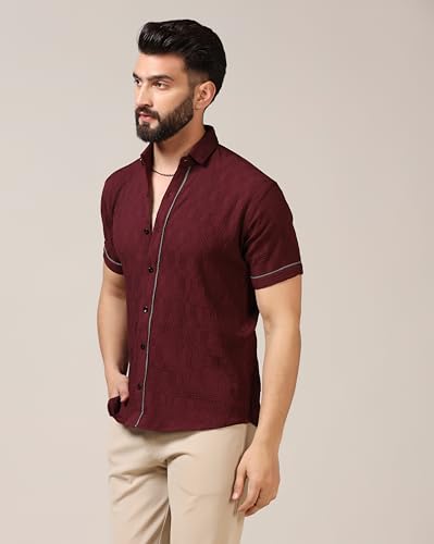 Image of TOPLOT Men's Regular Fit Casual Shirt