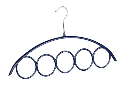 WENKO Cintre pour écharpes Olympia, Métal chromé, 42 x 23 x 1.5 cm, Argent Brillant