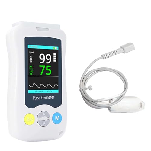 Manhero Medical Grade Handheld Pulse Oximeter - Continuous & Spot-Check