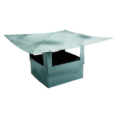 Chimenea de sombrero, modelo (25 x 25 cm)