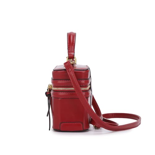 Image of Classic Satchel Crossbody Purse for Women Chic Mini Box Purse, Women Crossbody Shoulder Bag