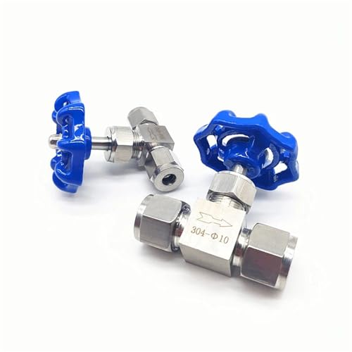 Vanne à aiguille 6 mm double virole pour haute performance - 6