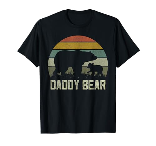 Funny Fathers Day Dad Shirts, Father One Cub Kid Daddy Bear T-Shirt