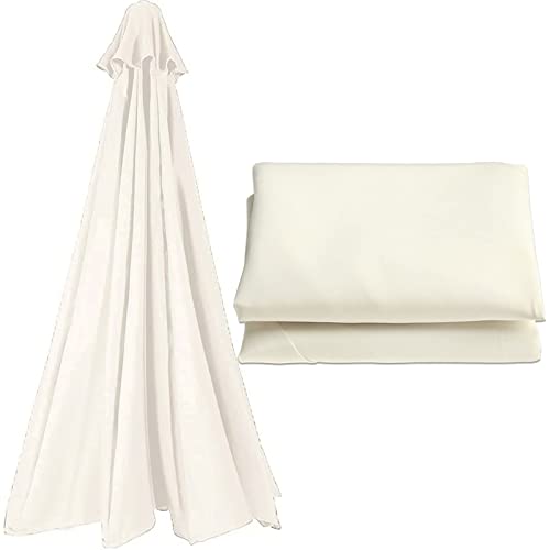 Toile de parasol 2.7m rouge en tissu résistant pour parasol de table haut de gamme