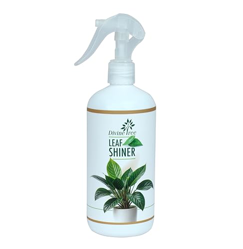 Image of DIVINE TREE Leaf Shiner Spray for Indoor & Outdoor Plants 500ml | Natural Leaf Shine & Cleaner | Ready-to-Use Non-Toxic, Eco-Friendly Foliar Formula for Glossy Green Leaves & Healthy Plant Care