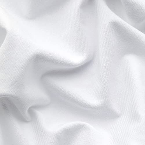 Schlafgut Easy Jersey Kissenbezug 40x60 cm Full-White mit 100% Baumwolle, superweicher & atmungsaktiver Kopfkissenbezug