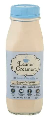 Leaner Creamer French Vanilla Creamer, Lactose Free, Gluten Free, 9.87 Ounces (Pack Of 6)