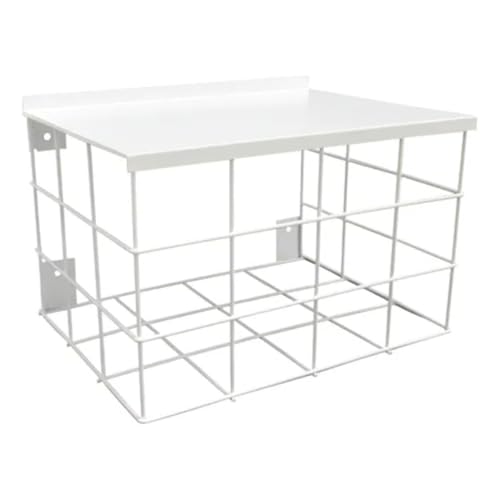 Grade De Proteção Branca Quadrada Tipo Gaiola Para Câmera Branco