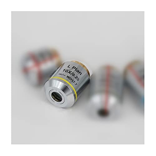 Microscope Long Working Distance Infinity ?Plan Objective Lens 5X 10X 20X 50X for Microscope(10X)