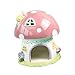 Hamster Hideout Lovely Cage Accessories Hedgehog House for Guinea Pig Chipmunk Small Animals Hedgehog Dwarf Hamster, Pink