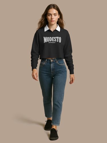 Image of HELLCAT Crop Tshirt for Women Stylish Western | Polo T Shirt for Women Full Sleeves