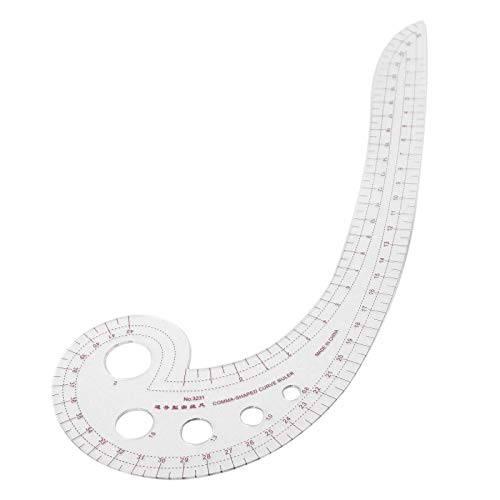1個 カーブルーラー 図画定規 曲線定規 縫製定規 雲形定規 ルーラー ドローイング テンプレート 裁縫道具 手芸のサムネイル
