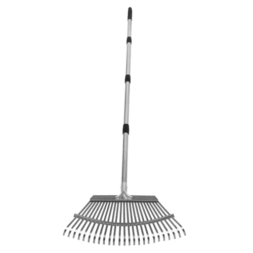 MOTHNUR Rastrillo De Jardín De Alta Resistencia Dientes para Limpiar Aflojar Tierra Nivelar Suelo Jardinería Césped Herramienta De Jardín