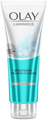 Olay Luminous Brightening Foaming Cleanser | Face Wash | Clear and Even Skin | With Glycerin | Normal, Oily, Dry, Combination Skin | 100g