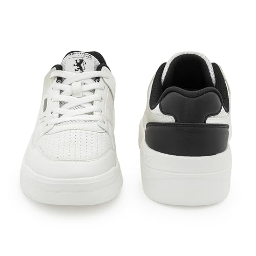 Image of Red Tape Women's Sneakers White Lilac Pu TPU Round Toe Lace-Up