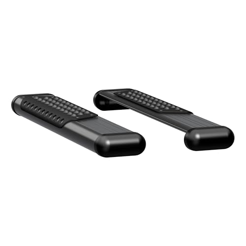 LUVERNE O-Mega II estribos laterales de aluminio negro 36 pulgadas
