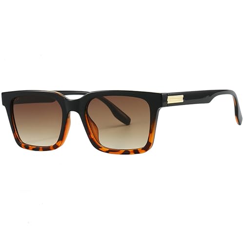 Image of Kursan Trendy Rectangle Sunglasses for Men Women Classic Lightweight Frame Shades