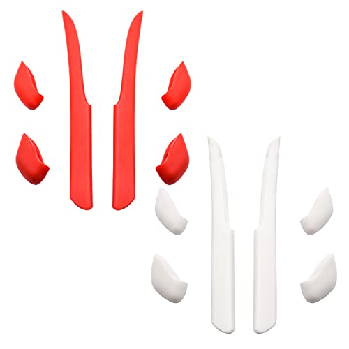 Kit caoutchouc Fast Jacket XL rouge blanc silicone branche lunettes soleil