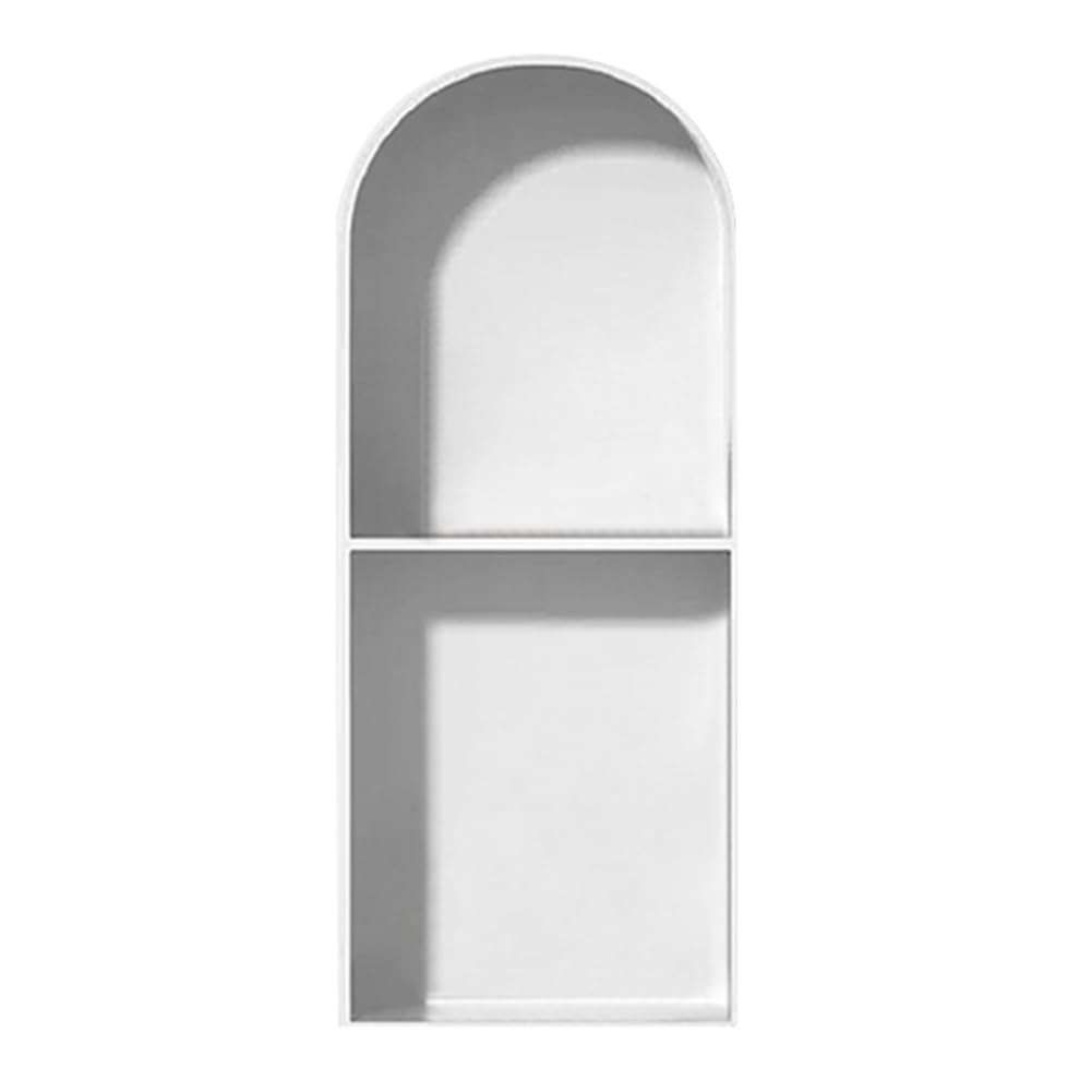 Stauraum im Badezimmer, Einbau-Duschnische aus Edelstahl mit 2 Fächern, Mehrfarbig, mehrere Größen(Black,900x300x150mm)