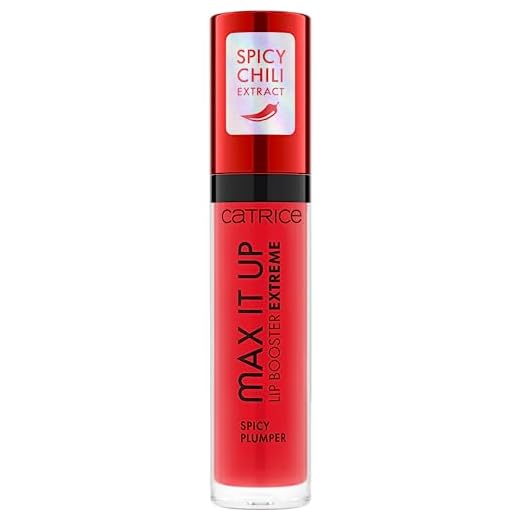 Catrice Cosmetics Max It Up Lip Booster Extreme, cuidado, Volumen extremo, refrescar, brillante, translúcido, 4 ml
