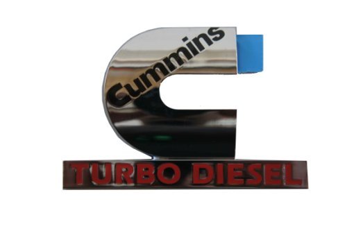 Chrysler Genuine Accessories 55077329AB Cummins Turbo Diesel Emblem