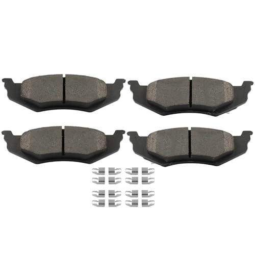 Image of SCITOO D658-7438A Disc Brake Pads Sets Rear Ceramic Brake Pads w /Hardware