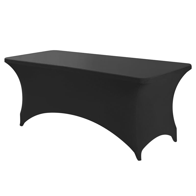 ANNAFRIS Nappe de Table Extensible 6 Feet, 183x76x76cm Couverture de Table en Polyester, Lavable...