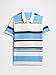 GAP Mens Novelty Sweater Polo Ivory Frost Stripe M