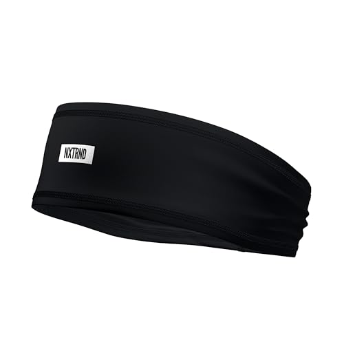 Nxtrnd Sports Headband, Football Skull Wrap, Fits Under Football Helmet (Black)