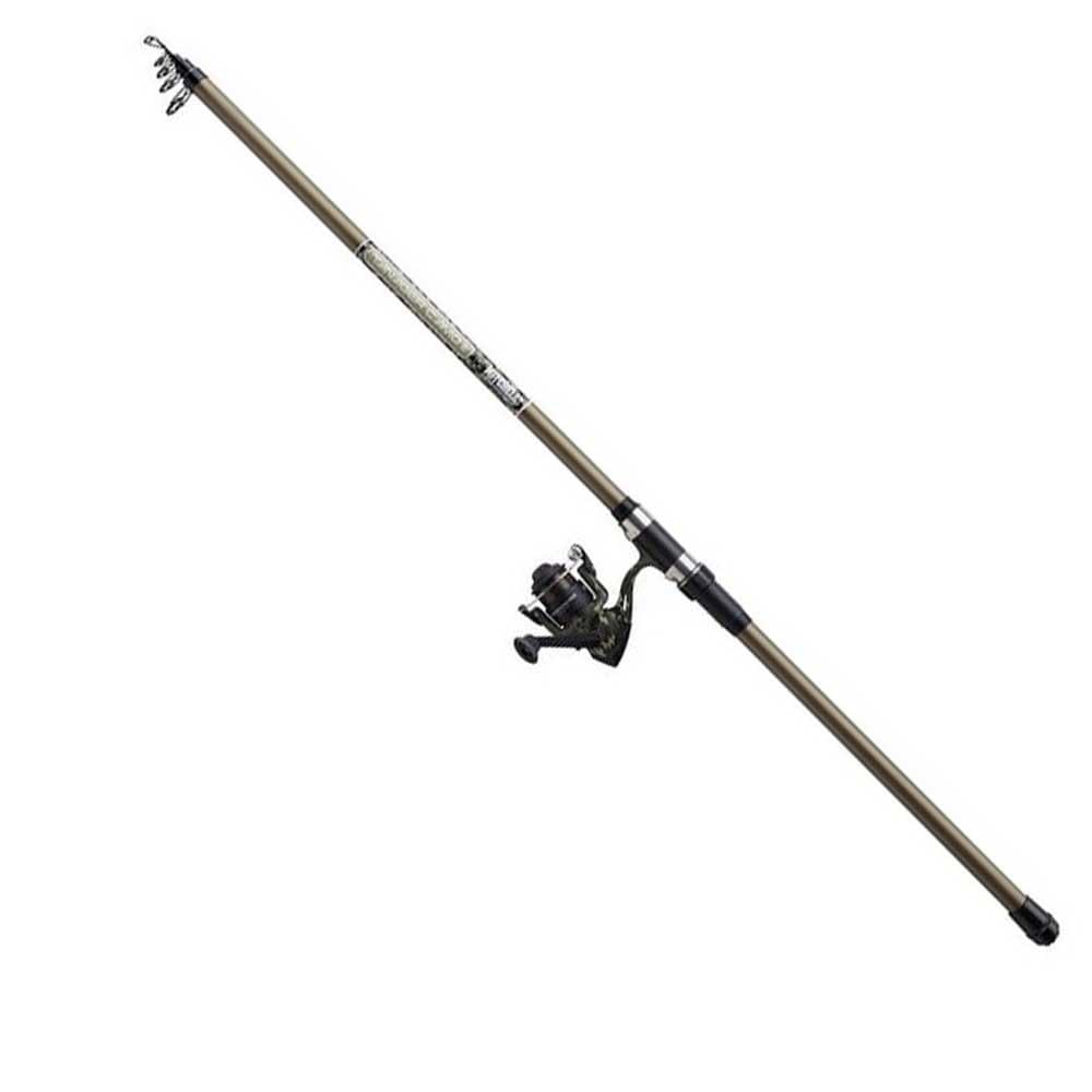 Mitchell Tanager Camo II Light/Strong Spinning Combo | Canne à pêche en Carbone et Moulinet pré-monté | Pêche en Eau Douce du brochet, de la Perche et de la Truite | Plusieurs Options Disponibles