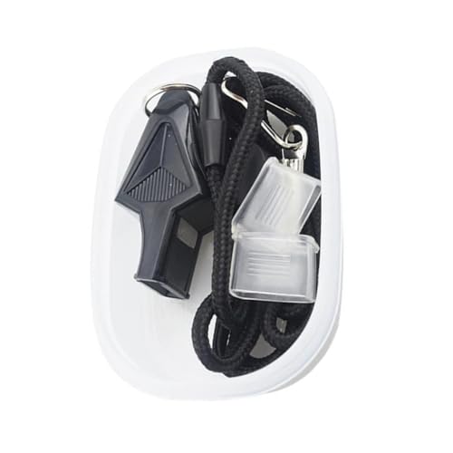 Silbatos portátiles deportivos con cuerda Totority set de 2 miniatura 1
