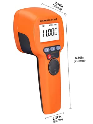 Digital Led Stroboscope Measuring 60~99,999 Rpm/Hz,Non-Contact Tachometer Adjustable Strobe Light Timing Speedometer For Hvac Motor Engine Speed Tester, Rechargeable High Accuracy 0.001% #TOP6