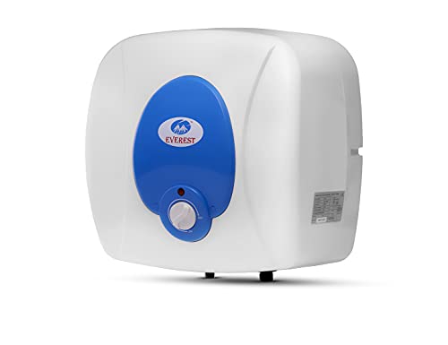 Image of Everest E-Classic 15 Litre Storage Water Heater Attach With Inlet and Outlet Pipe (White Colour)