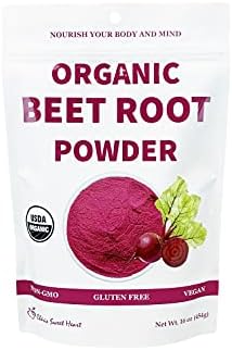 Organic Beet Root Powder (1 LB) by Chérie Sweet Heart, Raw & Non-GMO