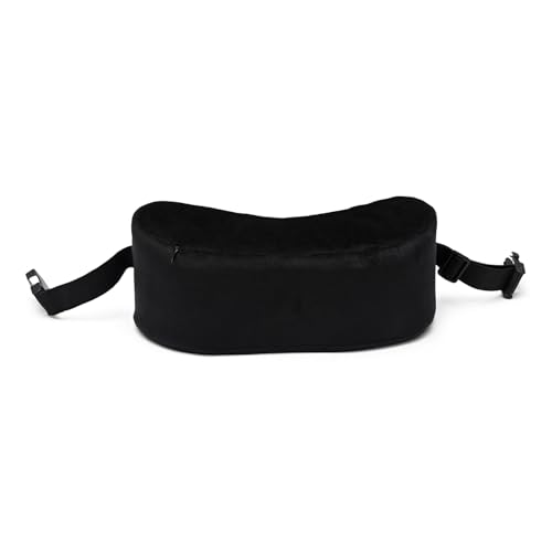 Image of Wakefit Car Neck Rest Pillow | 10.7x4.7x3.5 Inch | Memory Foam Neck Support Cushion for Car Seat | Ergonomic Head & Shoulder Support | Universal Fit | Smooth Washable Cover | 2 Year Warranty - Black