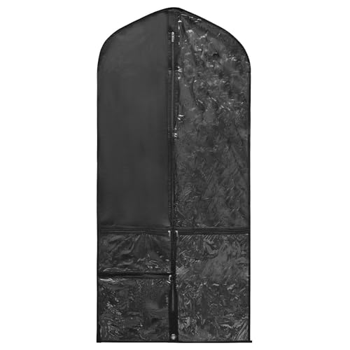 Home and Garden Parts Garment Bags for Dance Costumes 50x24 Inch Hanging Garment Bag Black #CN/251024/16563