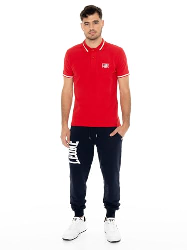 Polo pour homme avec col Leone Basic en coton confortable