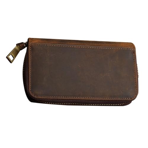 Étui de voyage en cuir de vachette antichoc portable pour montre de luxe