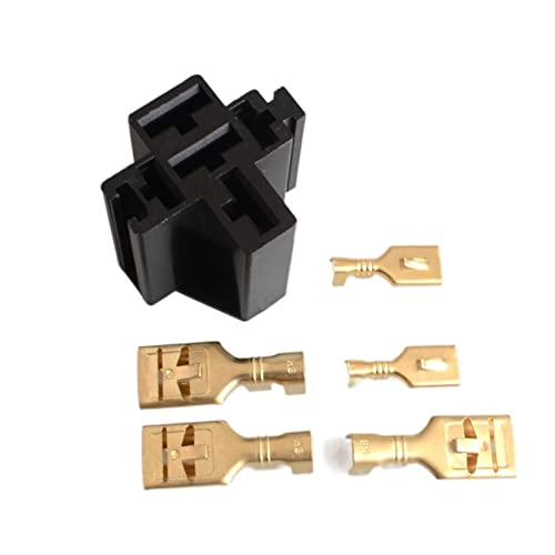 Relais 5 broches auto avec support de prise et 5 bornes pour circuit de véhicule 80A - 2
