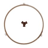 Durlo Drehtellerring für Mikrowellen, 22,2 cm/8,74 Zoll, Ersatz für den Mikrowellen-Rollenring mit rotierendem Kern, Halterung für Glasplattenfach
