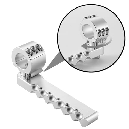 Repose-pieds pour moto R1300GS robuste avec cadre aluminium pliable