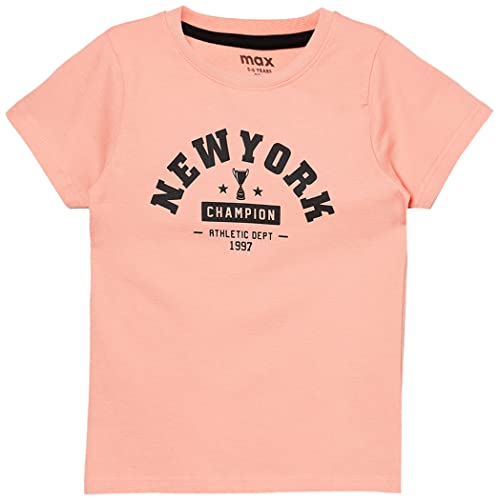 Image of Max Boy's Cotton Regular Fit Printed Crew Neck T-Shirt