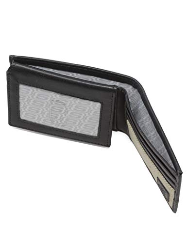 Skechers Men's Slimfold Canvas Vegan Leather RFID Wallet, Khaki Patch, One Size3